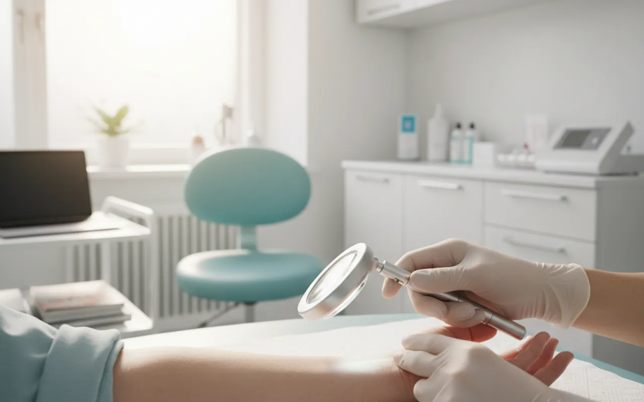 Visita dermatologica presso un centro dermatologico a Roma