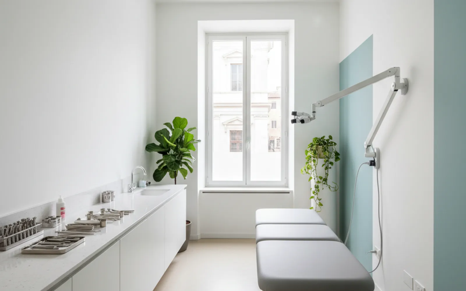 Ambiente di un centro dermatologico a Roma